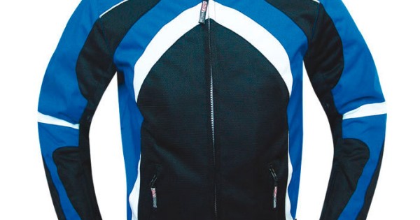 Chaqueta Moto Verano Roccoline Typhoon Color Negro Azul En Venta