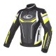 Chaqueta moto CLOVER Airblade 4 Yellow Dark Gray White Black - Mujer