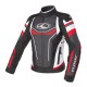 Chaqueta moto CLOVER Airblade 4 Red Dark Gray White Black