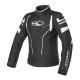 Chaqueta moto CLOVER Airblade 4 White Black