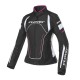 Chaqueta moto CLOVER Rainblade 2 WP White Fucsia Black - Mujer