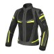 Chaqueta moto CLOVER RainJet 2 WP Dark Gray Yellow Black - Mujer