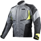 Chaqueta moto LS2 Phase Gris-Negro-Fluor