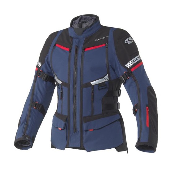 Chaqueta moto CLOVER GTS 5 WP Blue Navy Mujer - Ropamotorista.com - Distribuidor Oficial Clover en España y Portugal