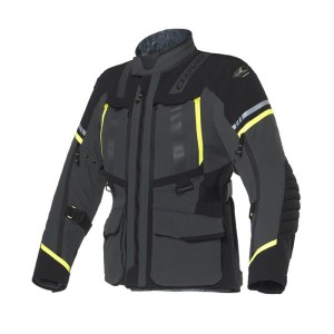 Chaqueta moto CLOVER Savana 4 WP Yellow Dark Grey - Ropamotorista.com - Distribuidor Oficial Clover en España y Portugal