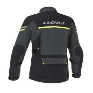 Chaqueta moto CLOVER Savana 4 WP Yellow Dark Grey - Ropamotorista.com - Distribuidor Oficial Clover en España y Portugal