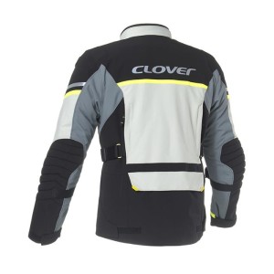 Chaqueta moto CLOVER Savana 4 WP Yellow Grey - Ropamotorista.com - Distribuidor Oficial Clover en España y Portugal