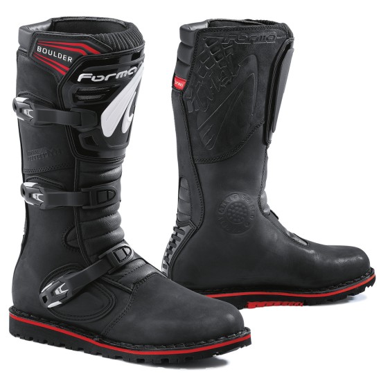 Botas moto enduro y trial FORMA Boulder Black - Ropamotorista.com - Distribuidor Oficial Forma Boots en España y Portugal