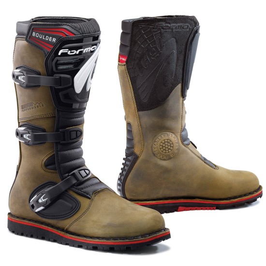 Botas moto enduro y trial FORMA Boulder Brown - Ropamotorista.com - Distribuidor Oficial Forma Boots en España y Portugal