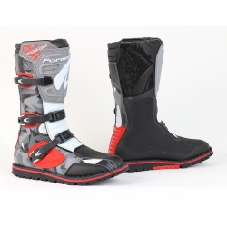 Botas moto enduro y trial FORMA Boulder Comp Camo Red White Red