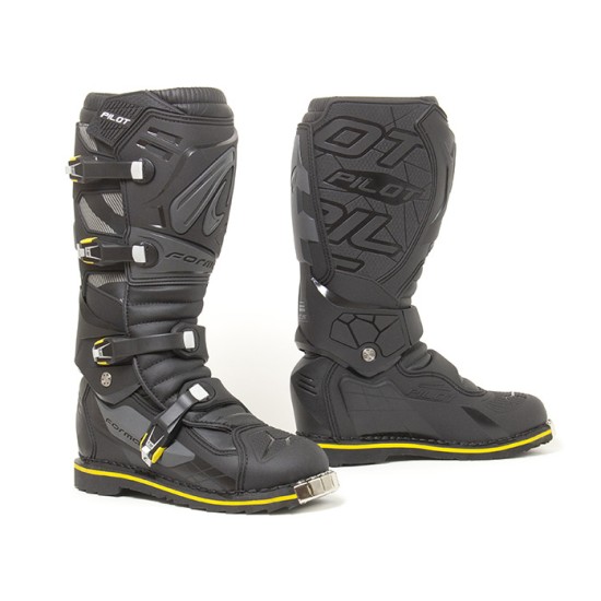 Botas moto enduro FORMA Pilot Black Antracite - Ropamotorista.com - Distribuidor Oficial Forma Boots en España y Portugal