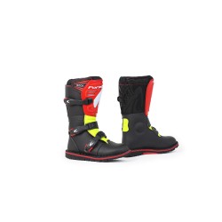 Botas moto enduro y trial FORMA Rock Black Red Yellow Fluo - Infantil