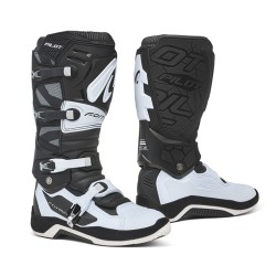 Botas moto MX FORMA Pilot Black White