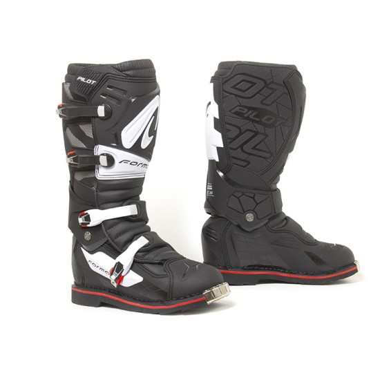 Botas moto MX FORMA Pilot FX Black - Ropamotorista.com - Distribuidor Oficial Forma Boots en España y Portugal