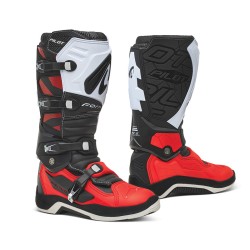 Botas moto MX FORMA Pilot Black Red White