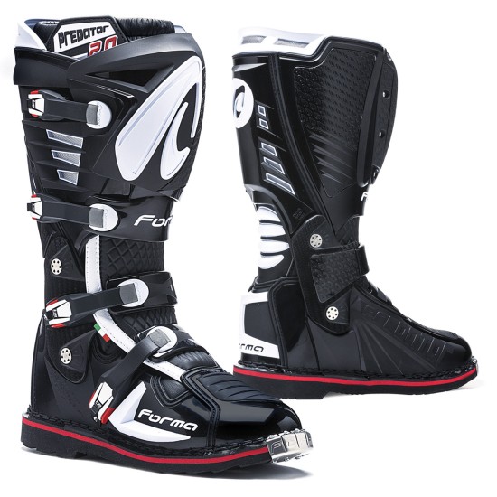 Botas moto MX FORMA Predator 2.0 Black - Ropamotorista.com - Distribuidor Oficial Forma Boots en España y Portugal