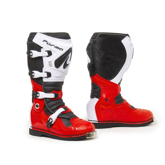 Botas moto MX FORMA Terrain Evolution TX Red White - Ropamotorista.com - Distribuidor Oficial Forma Boots en España y Portugal