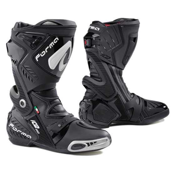 Botas moto FORMA Ice Pro Black - Ropamotorista.com - Distribuidor Oficial Forma Boots en España y Portugal