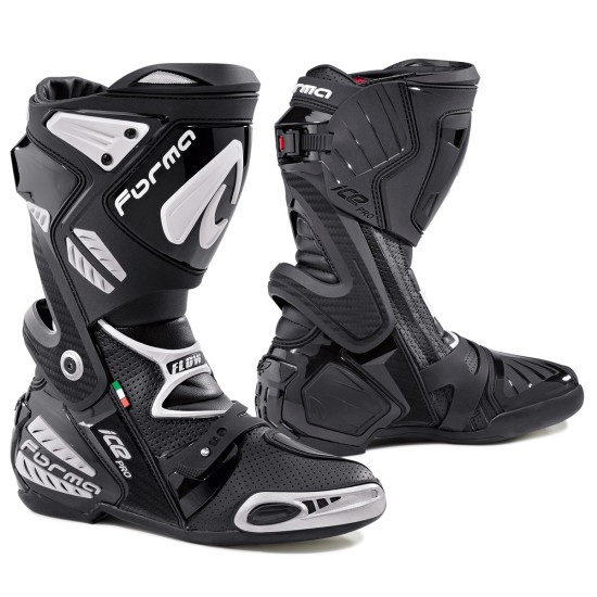 Botas moto FORMA Ice Pro Flow Black - Ropamotorista.com - Distribuidor Oficial Forma Boots en España y Portugal