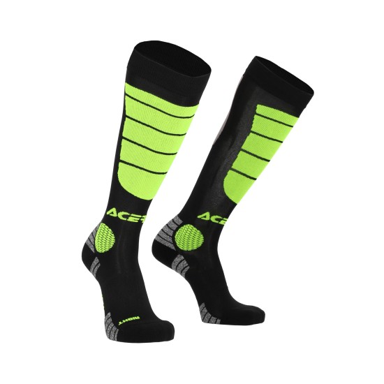 Calcetines ACERBIS MX Impact - Negro-amarillo - Ropamotorista.com - Distribuidor Oficial Acerbis en España y Portugal