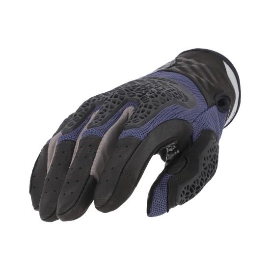 Guantes moto ACERBIS CE Crossover Blue Grey - Ropamotorista.com - Distribuidor Oficial  en España y Portugal