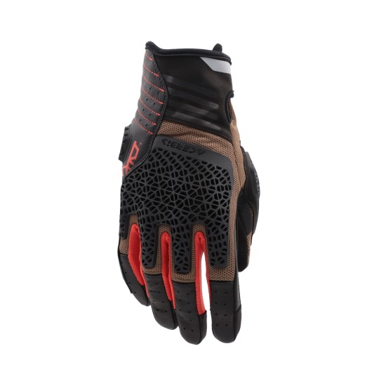 Guantes moto ACERBIS CE Crossover Marron Naranja - Ropamotorista.com - Distribuidor Oficial  en España y Portugal