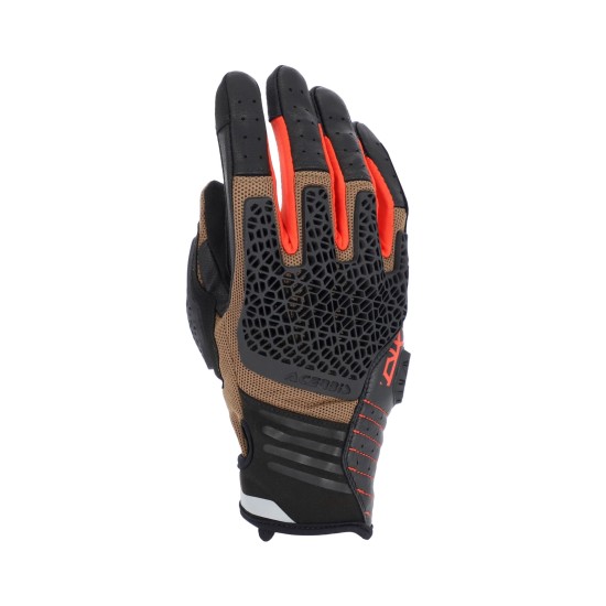 Guantes moto ACERBIS CE Crossover Marron Naranja - Ropamotorista.com - Distribuidor Oficial  en España y Portugal