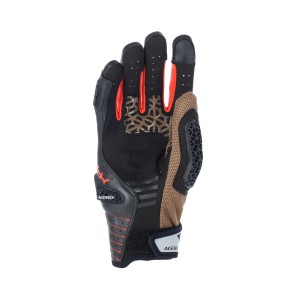 Guantes moto ACERBIS CE Crossover Marron Naranja - Ropamotorista.com - Distribuidor Oficial  en España y Portugal