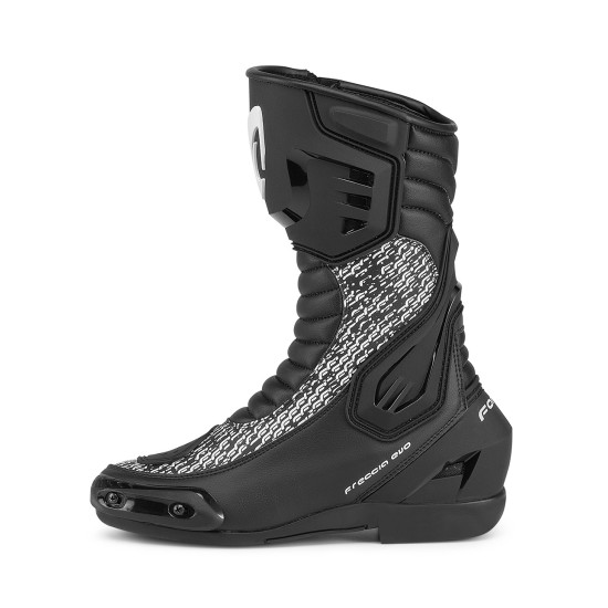Botas moto FORMA Racing Freccia EVO Black-White - Ropamotorista.com - Distribuidor Oficial Forma Boots en España y Portugal