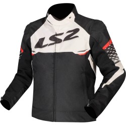 Chaqueta LS2 Apex Black White Red