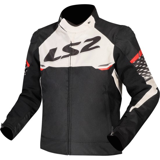 Chaqueta LS2 Apex Black White Red - Ropamotorista.com - Distribuidor Oficial LS2 en España y Portugal