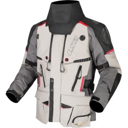 Chaqueta LS2 Apollo Grey Black Red