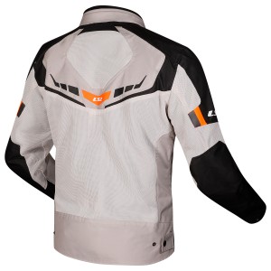 Chaqueta moto LS2 Garda AIR Black Grey HV Orange - Mujer - Ropamotorista.com - Distribuidor Oficial LS2 en España y Portugal