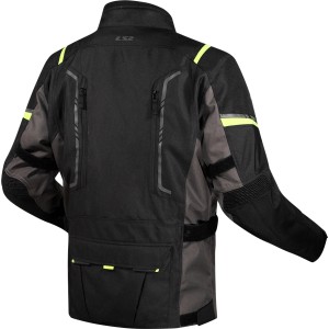 Chaqueta LS2 Narvik Grey Black HV Yellow - Ropamotorista.com - Distribuidor Oficial LS2 en España y Portugal