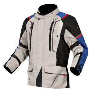 Chaqueta LS2 Narvik Blue Black Grey Red - Ropamotorista.com - Distribuidor Oficial LS2 en España y Portugal