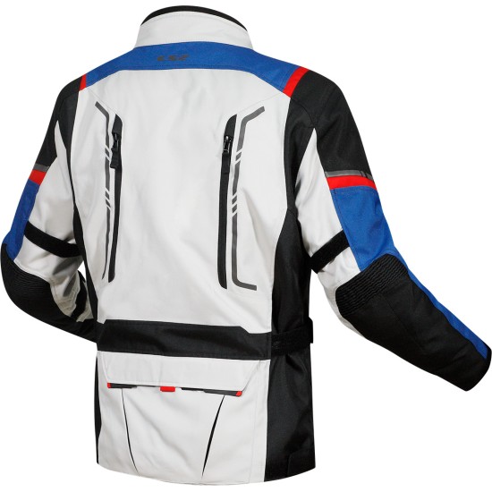 Chaqueta LS2 Narvik Blue Black Grey Red - Ropamotorista.com - Distribuidor Oficial LS2 en España y Portugal